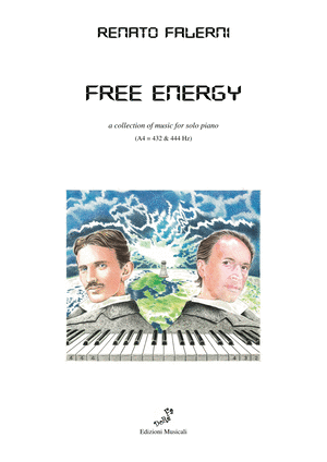 copertina, pagina 1 e retro di "Free Energy" (album)
di Renato Falerni