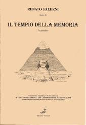 copertina di "Il tempio della memoria"
di Renato Falerni
realizzata dal M� Marco Sala